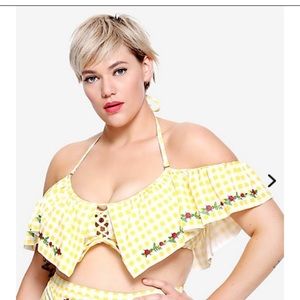 Hot Topic Belle Beauty and the Beast Swim Top